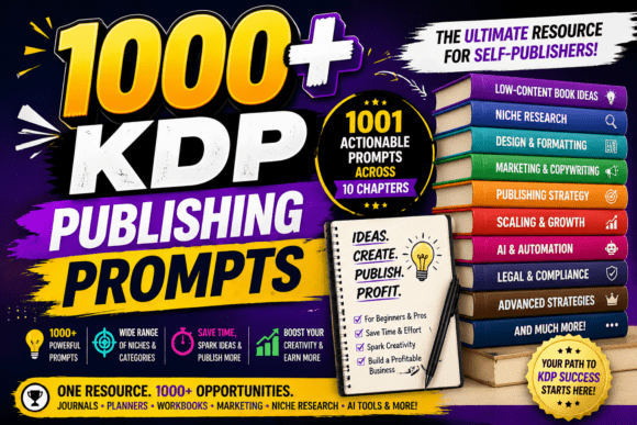 Download 1000+ KDP Publishing Prompts - Kdp publishing Collection
