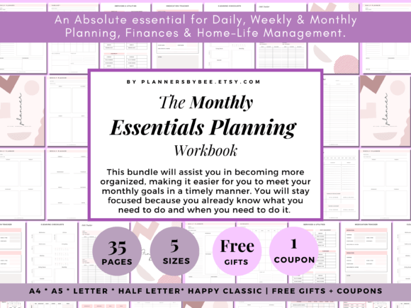 Download Printable Monthly Planner Monthly Budget - Monthly planner Collection