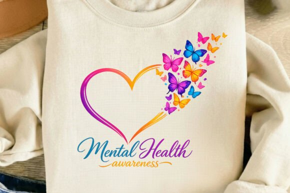 Download Butterfly Heart Mental Health Awareness - Mental health Collection