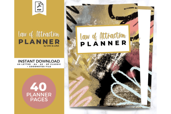 Download Law of Attraction Planner - Printable - Law of attraction planner Collection