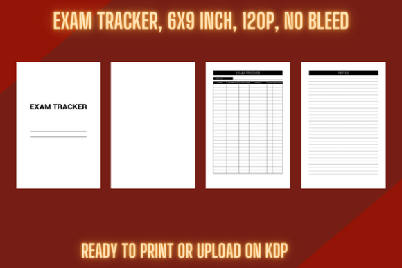 Download Exam Tracker, 6x9 Inch, 120p, No Bleed - Tracker Collection